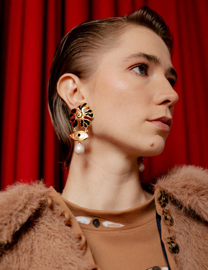 Aretes Auroras Ojos
